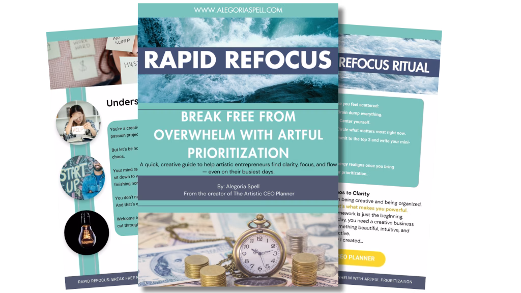free guide to break free from overwhelm and create clarity for entrepreneurs