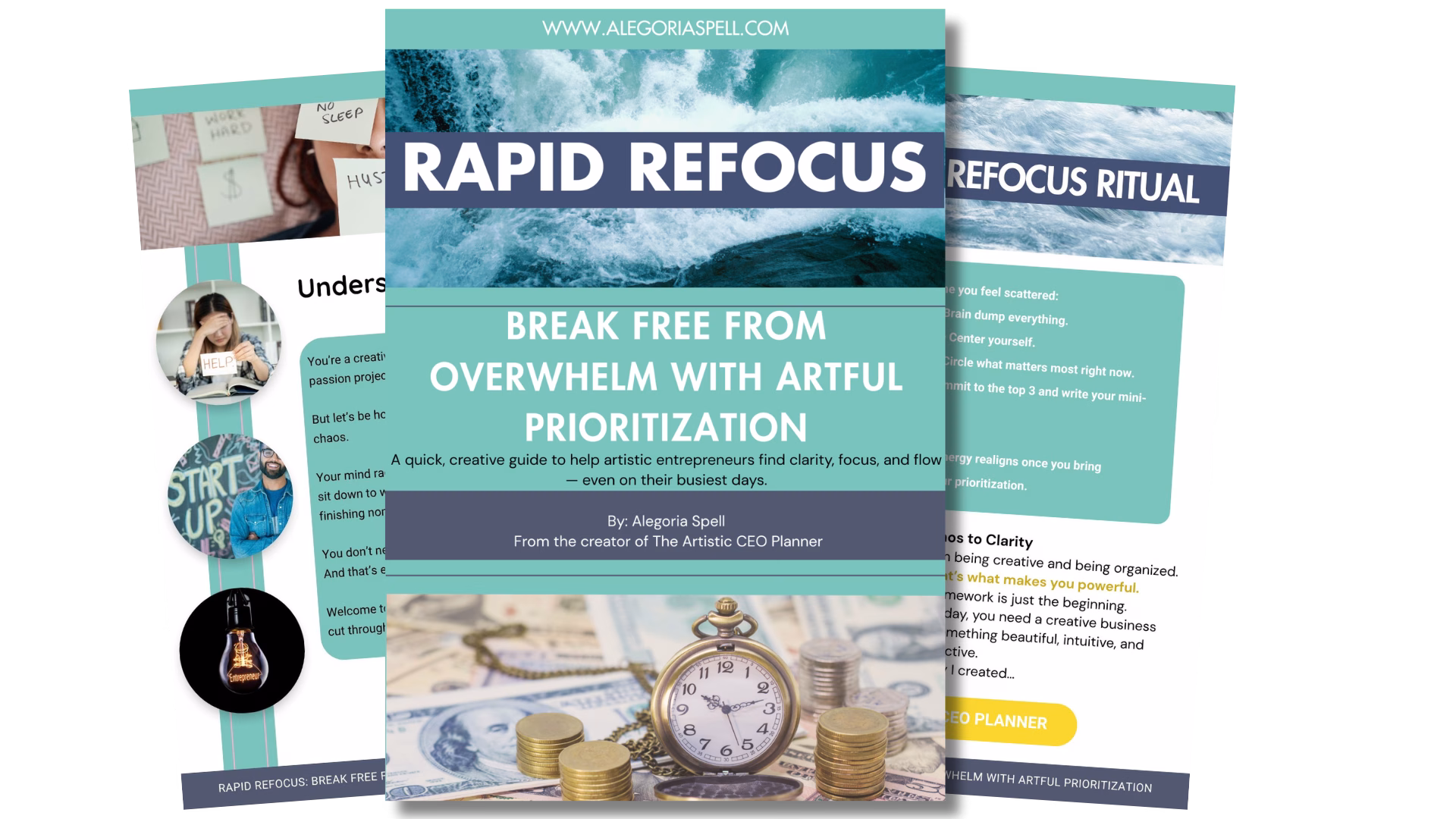 free guide to break free from overwhelm and create clarity for entrepreneurs